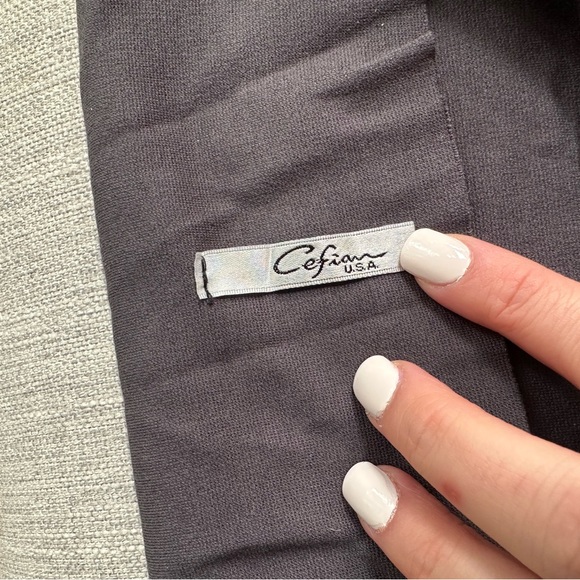 Body sculpting pencil skirt (dark grey) - Picture 2 of 3